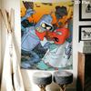 Robot Cartoon Pattern Home Decor Tapestry, Wall Hanging, Decorative RV Wall Cloth.XGT0914369
