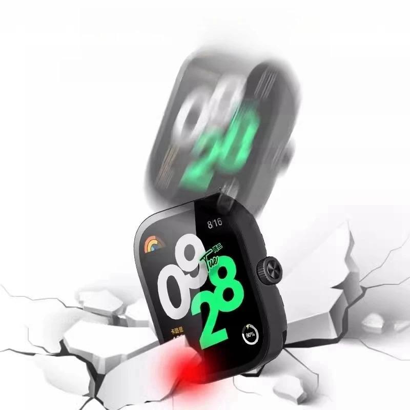 Hard PC Glass Case for Xiaomi Band 8 Pro Full Cover Screen Protector Bumper Shell Miband 8pro Anti-fall Cases