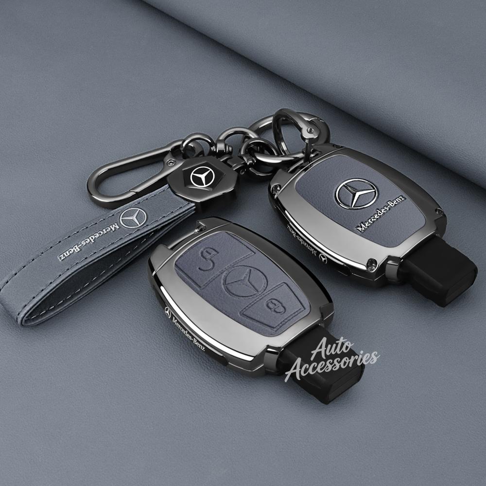 HXA1  Zinc Alloy Car Key Case Cover Protection Shell For Mercedes Benz A B C E Class GLS GLA GLK GLC CLS CLA W204 W205 W212 W463 W176