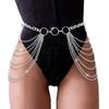 All-match Crystal Korean Body Chain Metal Waist Belts Waist Corset Chain Belts Women Waist Chain