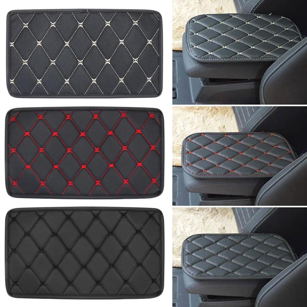 Automobilio centrinės konsolės dėžutės pagalvėlės apsauga Universali porankio pagalvėlės užvalkalas Neslystantis Minkštos pluoštinės odos Automobilio dekoravimas Stilius Porankis