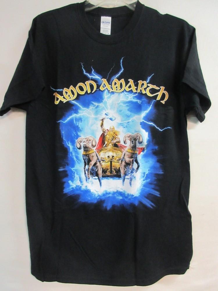 AMON AMARTH OFFICIAL MERCH THOR S HAMMER BAND CONCERT MUSIC  MEDIUM Unisex T-Shirt S