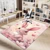 1pc rabbit flowers Carpet Office Rug Outdoor Mat Home Decor Area Carpet Festival Gift
