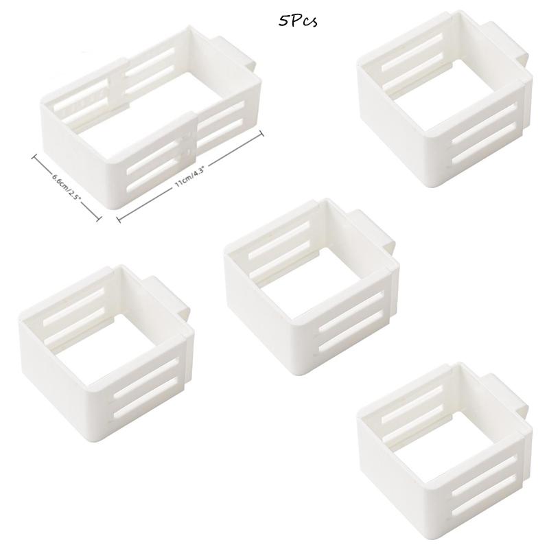1/2/3/5Pcs Refrigerator Side Door Sorting Partition Card Buckle Kitchen Bedroom Storage Storage Sorting Box Space Division