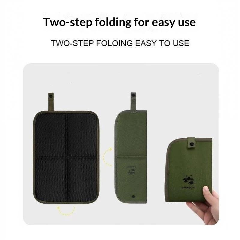 1Pc Outdoor Camping Foldable Seat Cushion Lightweight Moisture-Proof Mat Sitting Pad For Hiking Picnic Travel Music Festivals