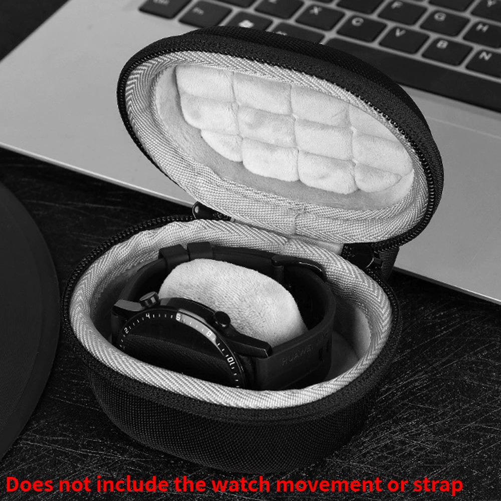 Travel Watch Storage Carrying Box Shockproof Smart Bracelet Protection Pouch for Galaxy Watch5/Apple Watch/Haylou GST