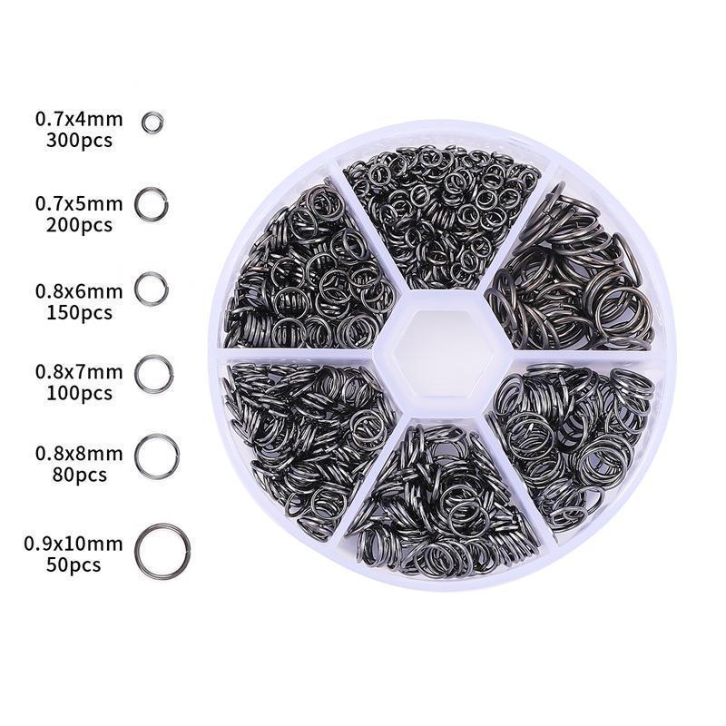 4-10mm Open Jump Rings Set for DIY Earrings and Jewelry Making