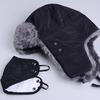 Winter Fur Hats Outdoor Windproof Thick Warm Winter Snow Women Cap Face Mask Men's Cycling Hat Caps GWYNIL1319a