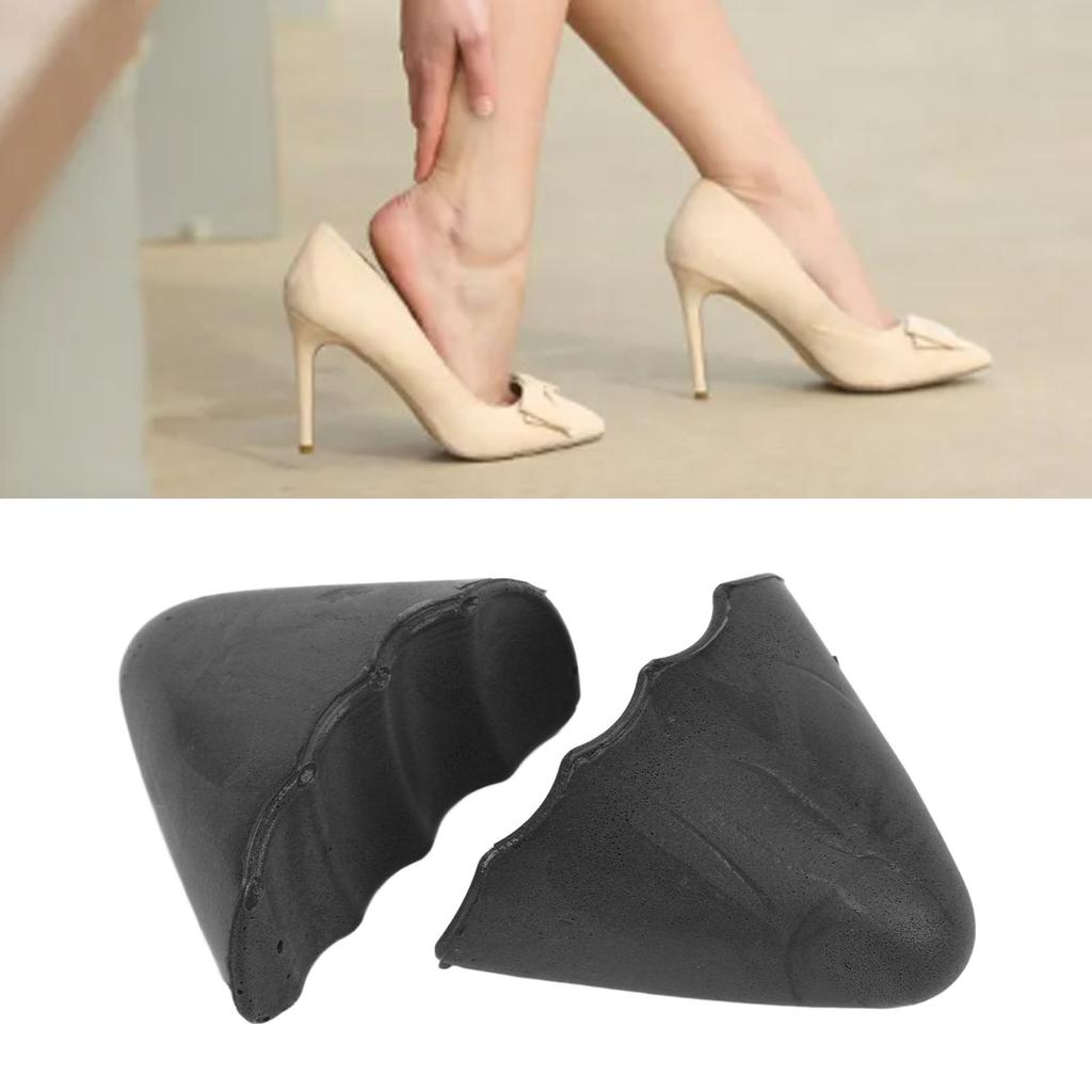 5 Pairs Pointed Shoe Filler Insert PU Foam Thick Soft Toe Cushion Fillers Half Size Shoe Filler For High Heels