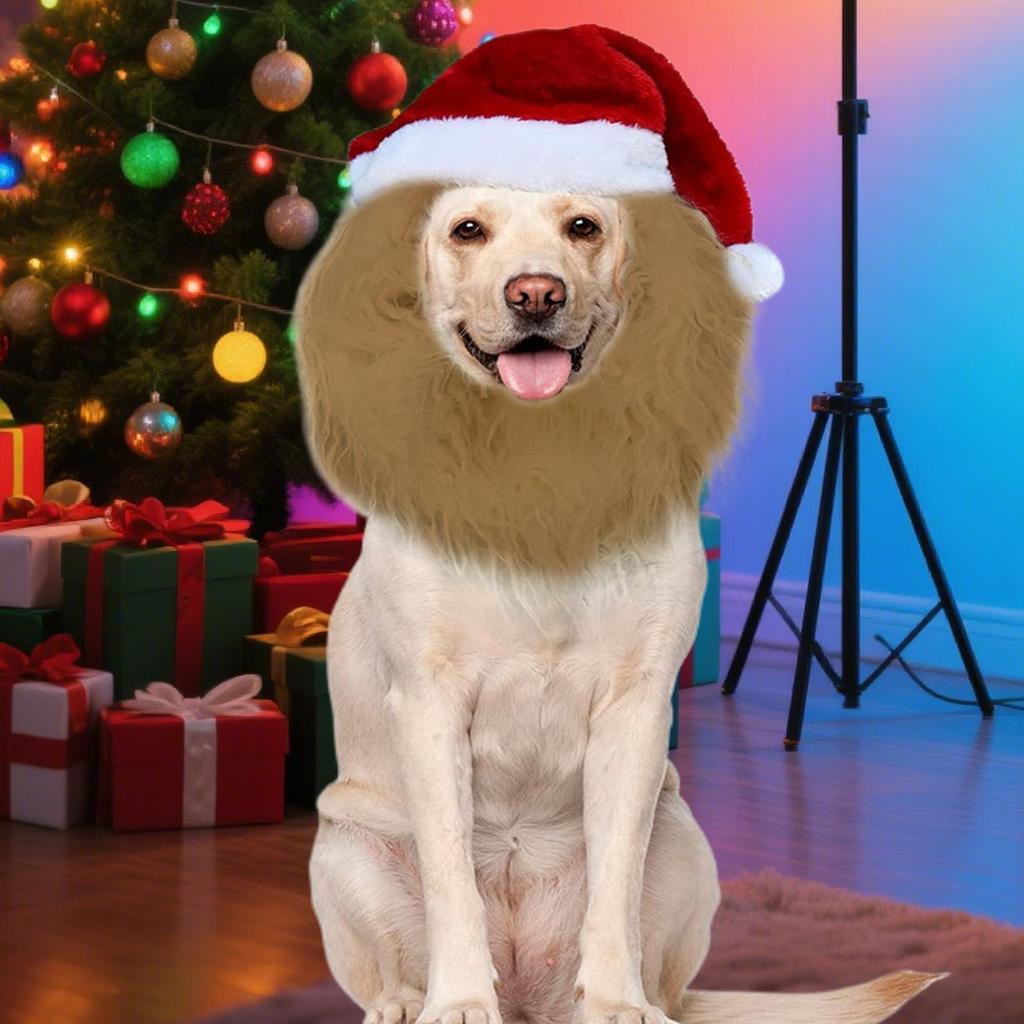 Dog Christmas Hat Dog Christmas Red Hat Pet Costume For Winter Days Night Outside Family Friends Youth Teens Girls Boys Kids