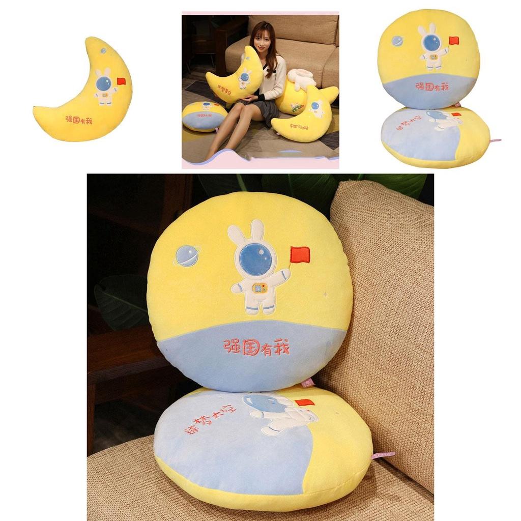 Cute Plush Toy Wholesale Cross-border Space Moon Pillow Sofa Cushion For Girls