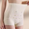 Relief Flower Pattern Postpartum Body Shaper High Waist Butt Lifting Briefs  Female