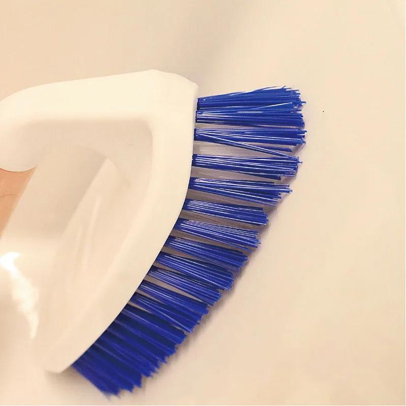 Bamboo Handle Household Cleaning Brush for Kitchen Bathroom Floor Tile Scrub Brushes Laundry Stiff Bristles