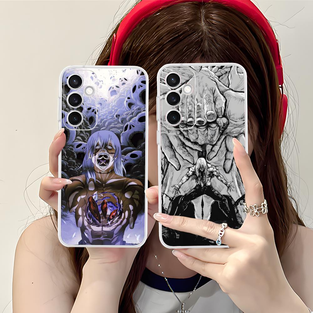 JJK Mahito Phone Case for Samsung Galaxy S25 S24 S23 S22 S21Plus FE Ultra Soft TPU Clear Shockproof Cover