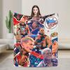 Super Soft Blanket Camping Cody Rhodes  Vintage Throw Blanket  Flannel Bedspread For Bedroom Street Trend Sofa Bed Cover