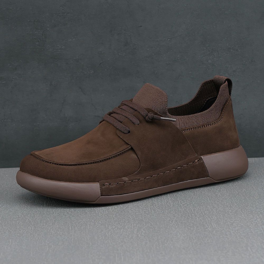 

Весенняя мужская обувь низкие кеды на шнуровке мужские ленивые туфли мягкая кожа легкая повседневная обувь мужская обувь модные одинарные туфли 44