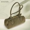 New high-end baguette bag fashionable leather women's bag casual versatile underarm bag women's handbag commuting