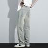 Jeans casual dritti Pantaloni retrò taglie forti Pantaloni larghi da uomo primavera autunno