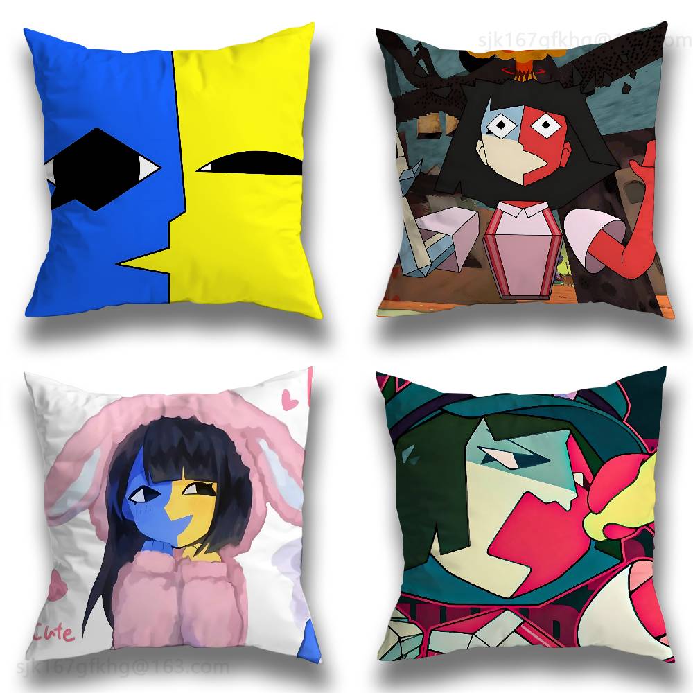 Ena Graphic Sthetic Pillow Case Pillow Case Living Room Sofa Cushion Cover Suitable For Home Bedroom Room Decoration