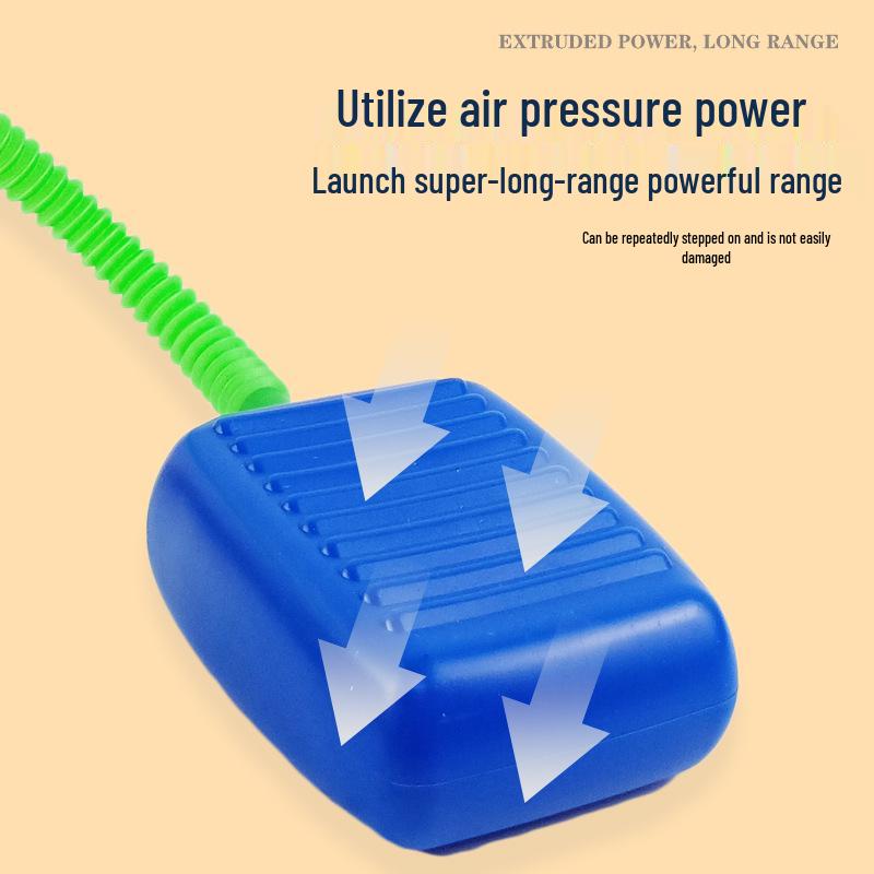 Skyward Rocket Launch Pedal-Operated Luminous Toy for Kids