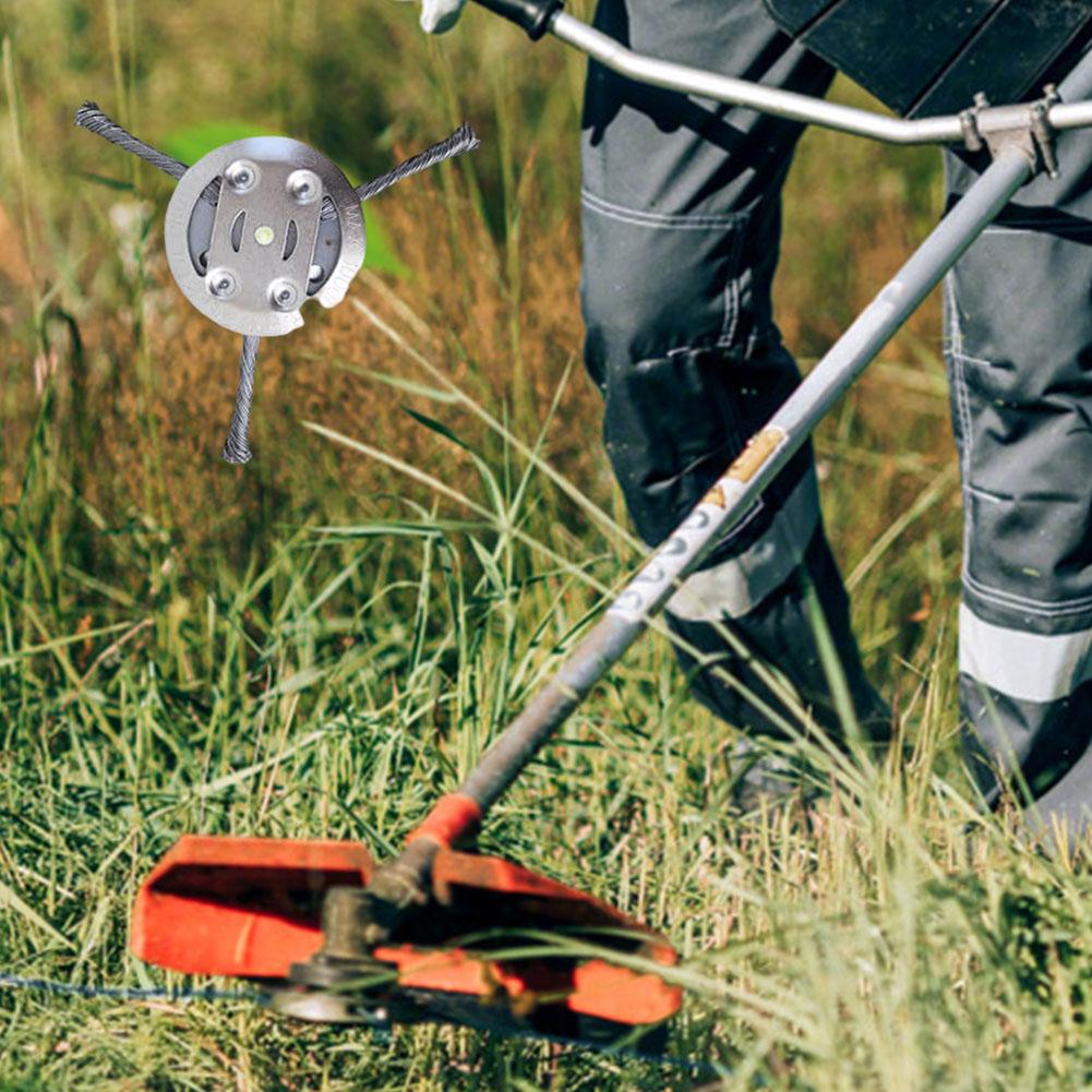 Lawn Mower Head Weed Eater Adapters Kit Weed Eater Trimmer Head Brush Cutter Steel Head for Electric String Trimmer Weed Eater