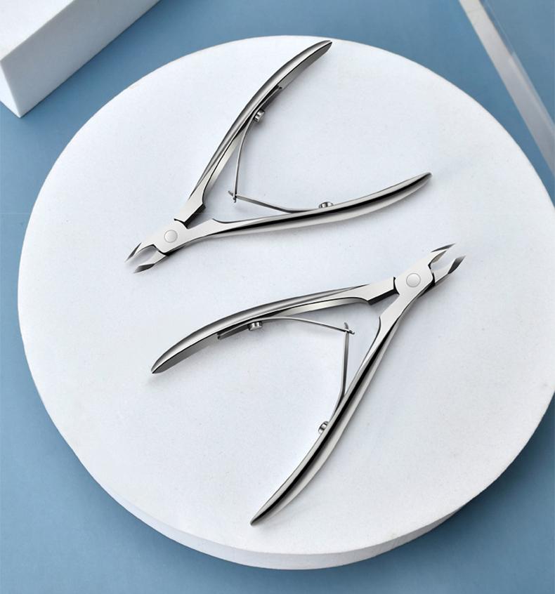 Professional Nail Shop Tools for Dead Skin Scissors Stainless Steel Double Spring Dead Skin Pliers High End Dead Skin Pliers