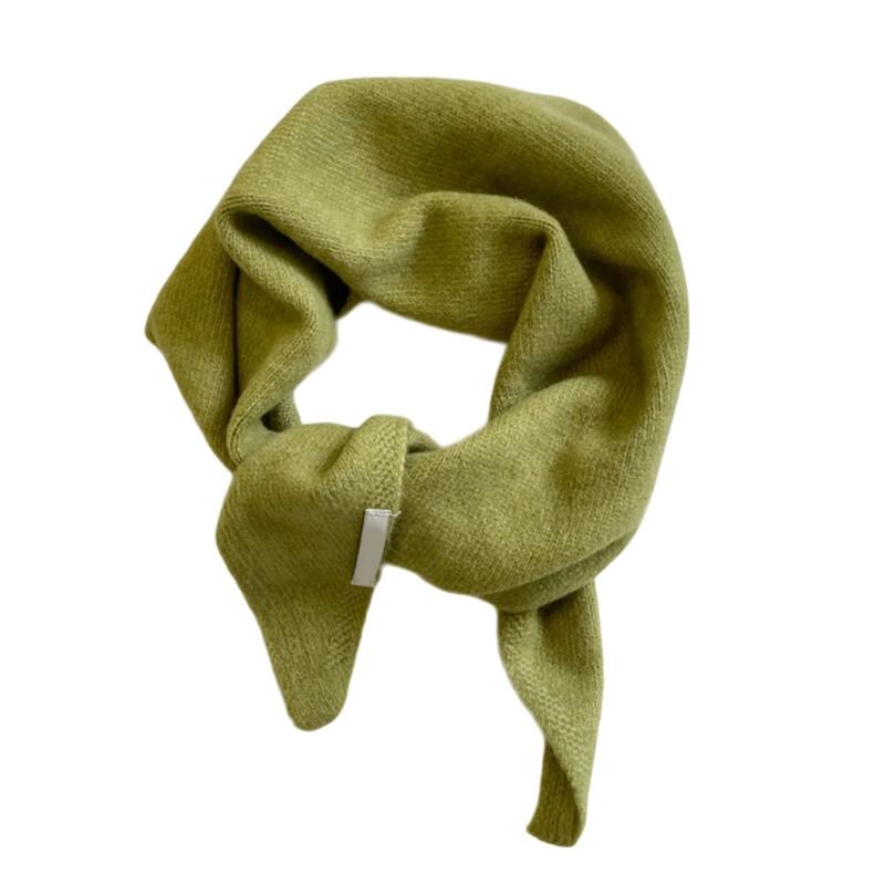 Multiple Functional Winter Scarf For Women Soft Weave Trilateral Plan Thin Fashion Addition For Cold Weather