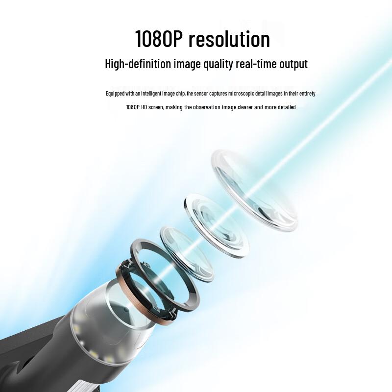 Junrong HD Digital Microscope (1000x, with Screen)