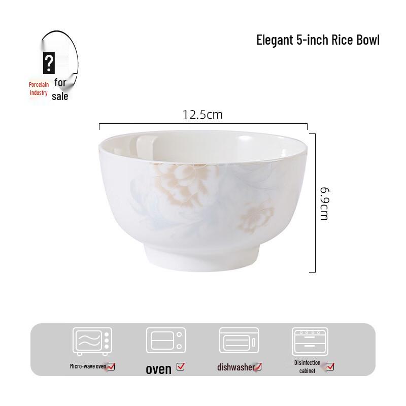 Aishangla Qingya White Ceramic Dinnerware