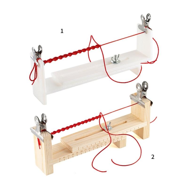 Praktiskt Paracord Armbandsverktygsset med Robusta Träspännen Skruvar och Manual för Nybörjare Daglig Användning