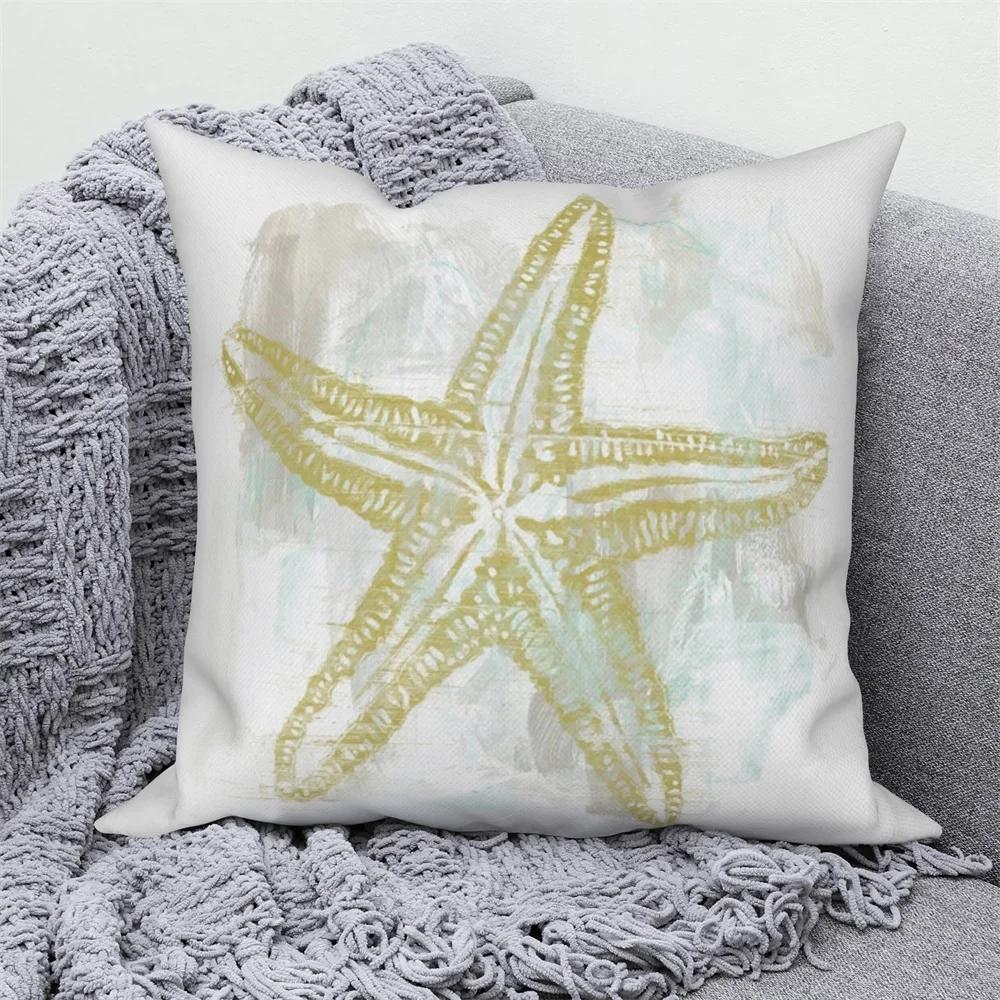 Ocean Sea Animal Blue Pillowcase Sofa Cushion Cover Decoration Bedroom  Throw