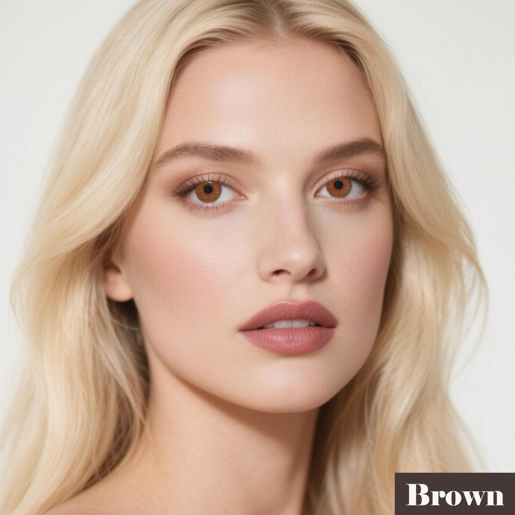 Color Contact Lenses With Soft Colored Lenses 1 Pair 14.2 Mm Natural Color Lenses for Vision Eye Lens