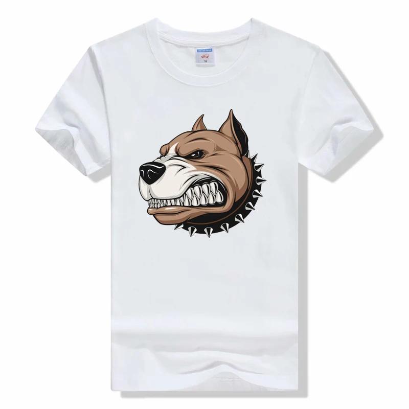 

Cruel and Ferocious Dog T Shirt Funny Print tee Summer Fashion Harajuku Short sleeved t Shirt S