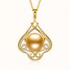 Source Factory Japan and Korea New Chinese Style Pearl Pendant Zhengyuan Versatile Necklace Clavicle Chain