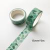 Beautiful Wash Tape Flower Plant Japanese Masking Adhesive Tape Decors Scrap Booking Sticker Label