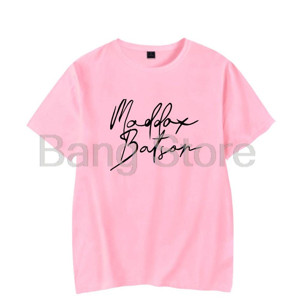 

Maddox Batson Merch Short Sleeve Tee Women Unisex Crewneck Fashion Tshirt Unisex Tops 4XL