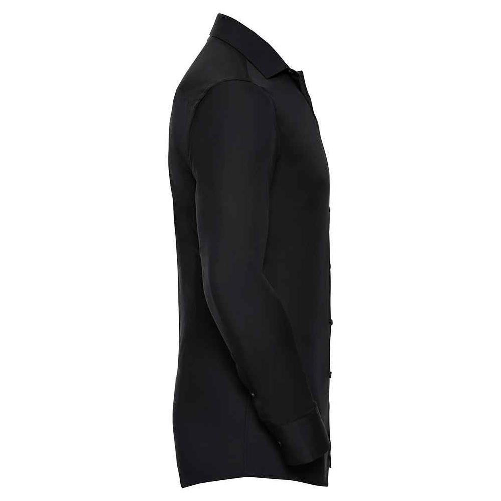 Russell Collection Mens Ultimate Stretch Slim Long-Sleeved Shirt