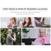 Readers For Men For Women Folding Spectacles Spectacles Frame TR Glasses +1.0 +1.5 +2.0 +2.5 +3.0 +3.5 +4.0 With Leather Case Premium