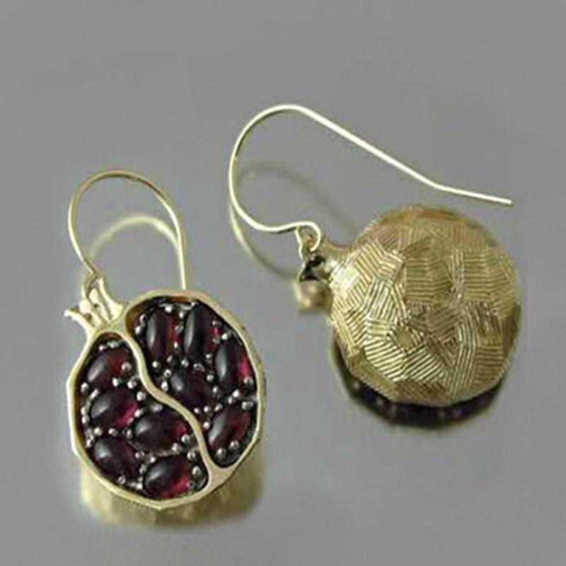 

Кольцо Chenrui Garnet Vine из черного золота - Европейская и американская модная бижутерия