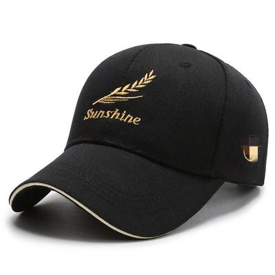Hat Men's Korean Version Trendy Brand Cap New Fashion Versatile Casual Visor Street Feather Baseball Cap Women