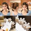 Children's Hairpin Small Pearl Flower Hairpin Princess Girl Hairpin Girl Hair Accessories