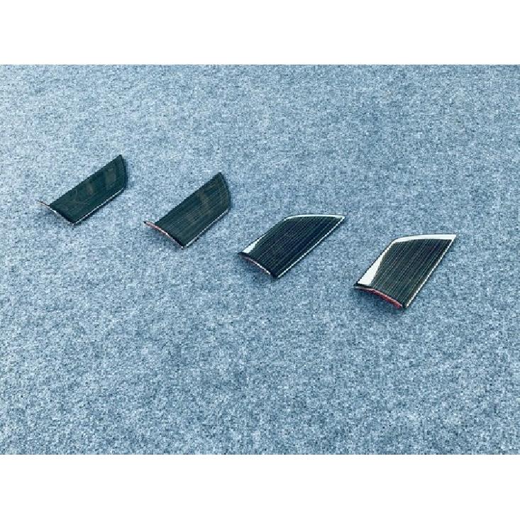 For - Toyota Highlander Interior Steel Door Handle Bowl Cover Trim Black