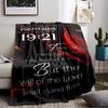 Proverbs 19:21 Inspirational Quote Flannel blanket for bedroom, living room, sofa, and nap