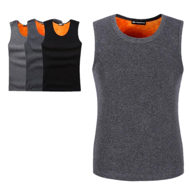 Chaleco Calefactable para Hombre con Forro Polar - Cálido Ajuste Slim para Otoño e Invierno