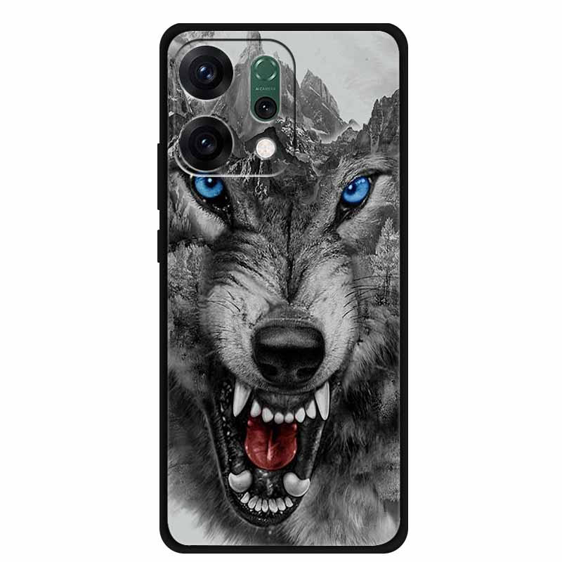 Für Oppo Reno 14 Pro Hülle Cartoon Muster Weiches Silikon TPU Hüllen Für Oppo Reno14 Pro Handyhüllen Neues Reno 14Pro CPH2739 Fundas