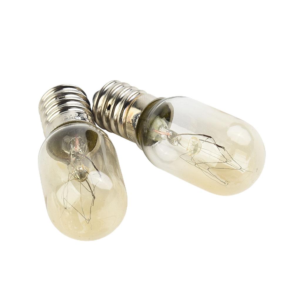 Mini Fridge Light Bulb 240V 15W E14 Salt Lamp Globe Bulb Milky Glass White Warm Refrigerator Lamp Replace Halogen Lights