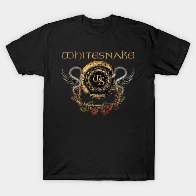 Футболка с логотипом группы Whitesnake Классическая Черная Хлопок Все Размеры от S до 5XL Редкая S разноцветный