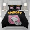 Snoopy 3D Duvet Cover Men women/Children KID Printing Disney Cartoon Bedding Set  Comforter Bed Soft