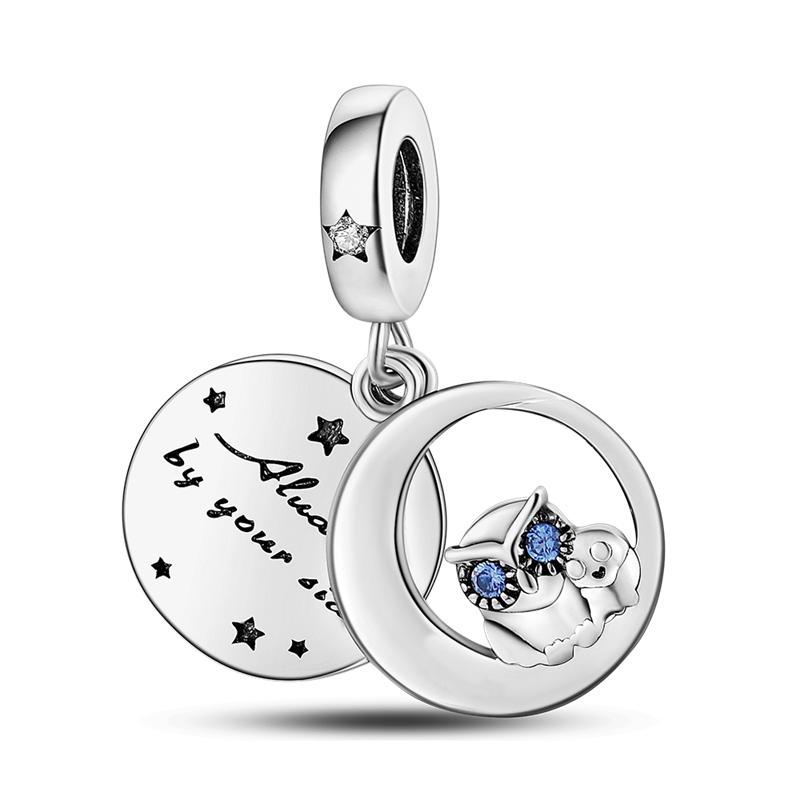 Copper Dangle Charm Beads Insect Birds Butterfly Original Accessories Bracelets Diy For Pendant Necklace Making For Women