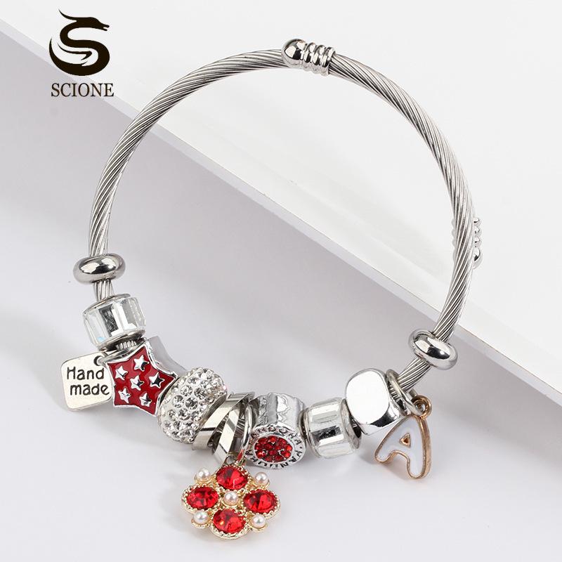 

Стильный и простой многоэлементный изысканный браслет из бисера с английским алфавитом своими руками